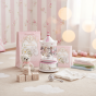 Zestaw ROYAL PINK z karuzelą – elegancki prezent na narodziny i Chrzest