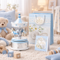ROYAL BLUE – karuzela z pozytywką w eleganckiej aranżacji prezentowej
