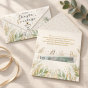 Koperta na pieniądze na Chrzest Święty z życzeniami | SacraEnvelope™ BOTANICA CALIX