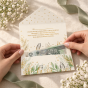 Koperta na pieniądze na Chrzest Święty z życzeniami | SacraEnvelope™ BOTANICA CALIX