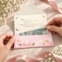 Koperta na pieniądze na Chrzest Święty z życzeniami | SacraEnvelope™ ROSE BLOSSOM
