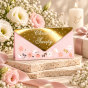 Koperta na pieniądze na Chrzest Święty z życzeniami | SacraEnvelope™ ROSE BLOSSOM