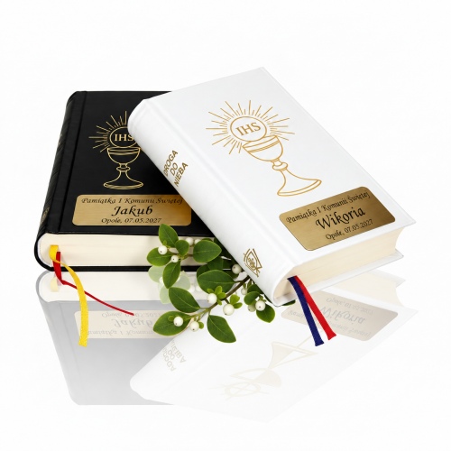 Modlitewnik „Droga do Nieba” z grawerem – personalizowany prezent religijny