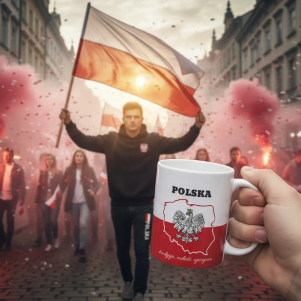 Kubek „POLSKA – tradycja, miłość, ojczyzna” – patriotyczny kubek ceramiczny .png
