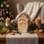 NATURALNY - Lampion Roratni Drewniany LED z Uchwytem – EKO Symbol Adwentu [kolorystyka do wyboru]