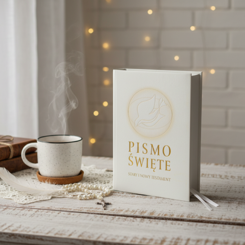 Pismo Święte Starego i Nowego Testamentu B6 – białe, Biblia Poznańska, Wydawnictwo Święty Wojciech