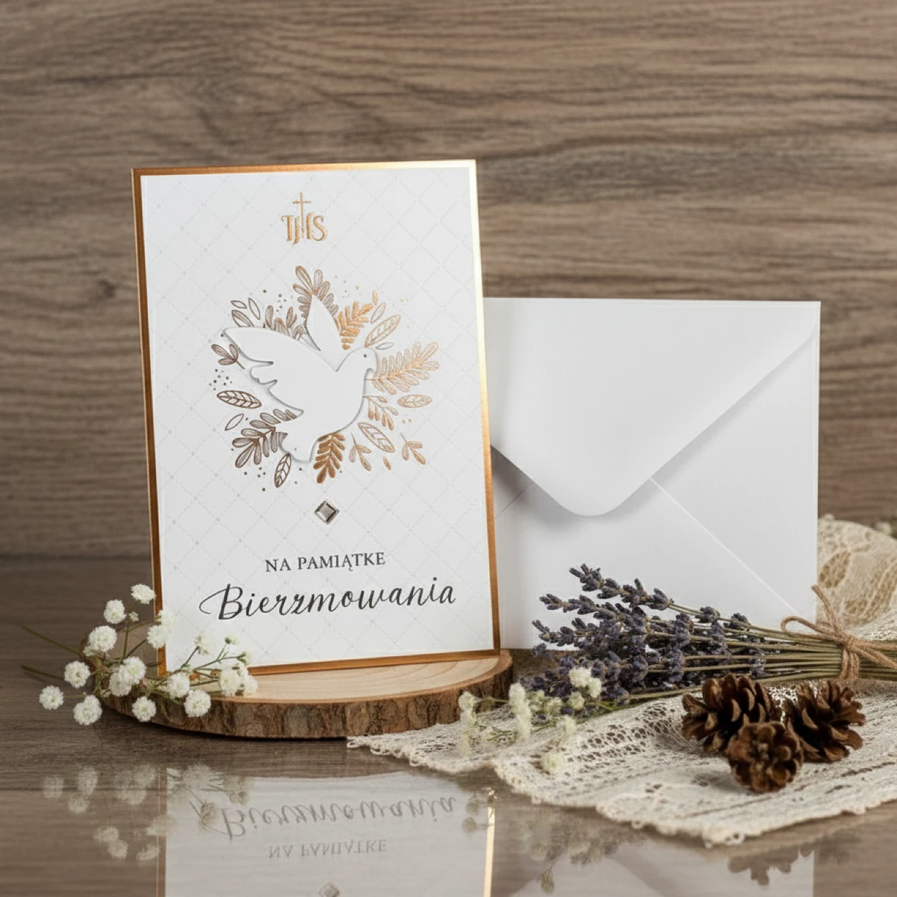 Kartki na Bierzmowanie – eleganckie, sakralne wzory