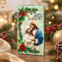 Koperta na opłatek wigilijny Gloria In Excelsis Deo – składana, świąteczna, Boże Narodzenie