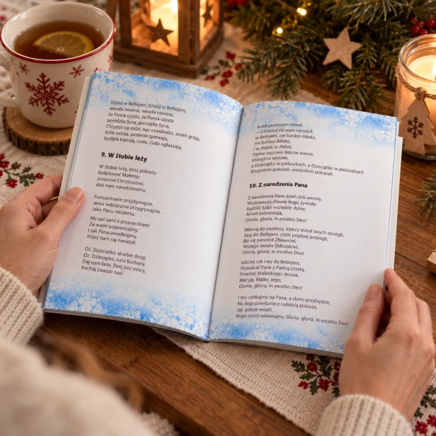Śpiewnik kolędowy ze Świętą Rodziną – 36 stron, format A5