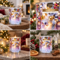 Świeca XMAS TIME – kolaż świątecznych aranżacji i dekoracji