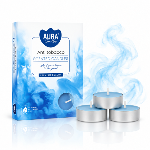 Podgrzewacze zapachowe Anti Tobacco – świeczki tealight o świeżym aromacie