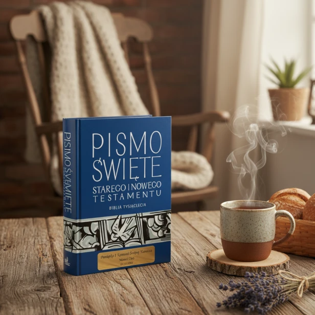 Biblia Tysiąclecia ST i NT – elegancka aranżacja prezentowa