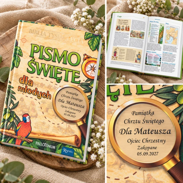 Pismo Święte dla młodych Pallottinum – Biblia z grawerem