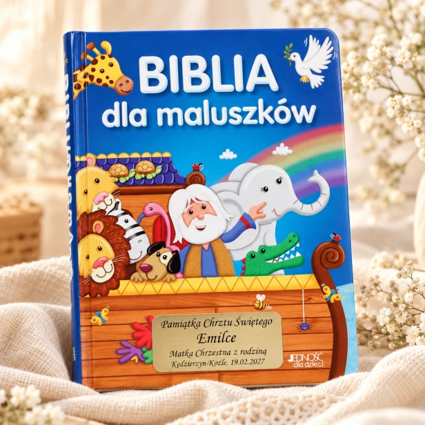 Biblia dla maluszków – kolorowa książka religijna na chrzest