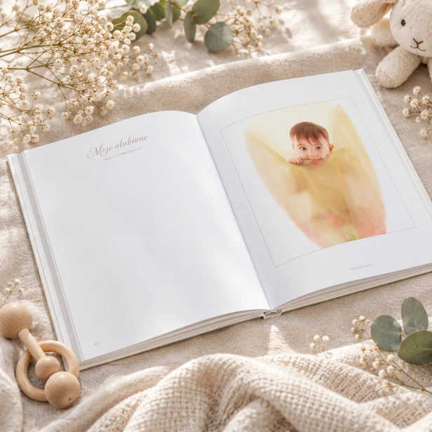 Moje pierwsze 5 lat Anne Geddes – wnętrze albumu wspomnień