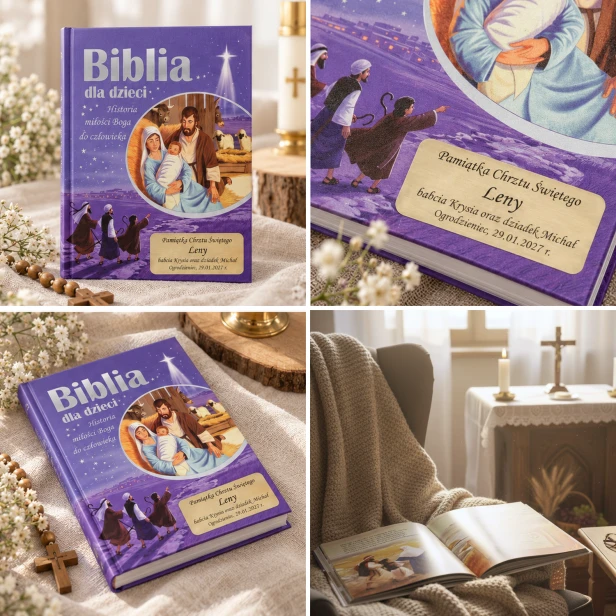 Historia miłości Boga do człowieka – ilustrowana Biblia dla dzieci