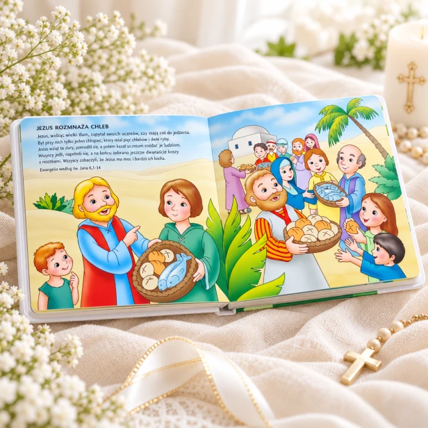 Mała Biblia dla małych dzieci – książka religijna z ilustracjami biblijnymi