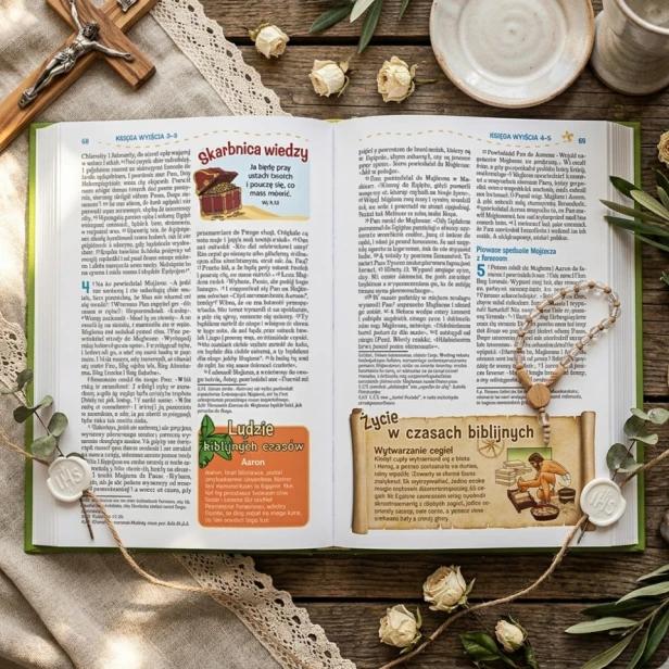 Biblia Tysiąclecia dla młodych bez personalizacji – okładka z papugą