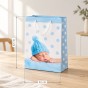 Niebieska torebka prezentowa dla dziecka A4 – wymiary 22 × 32 cm