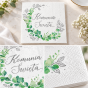 Serwetki komunijne z eukaliptusem – botaniczny wzór w aranżacji przyjęcia