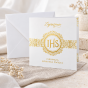 Zaproszenia na Komunię Świętą z kopertą – elegancki wzór PREMIUM IHS