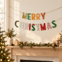 Girlanda świąteczna Merry Christmas – dekoracja nad kominek