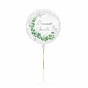 Balon foliowy Komunia Święta Eukaliptus Srebrny – 45 cm