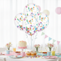 Balony z konfetti kolorowym – dekoracja urodzinowa