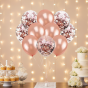 Balony chromowane ROSE GOLD – dekoracja sali