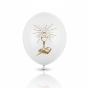 Balon komunijny IHS Chalice & Scripture – biały 30 cm