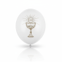 Balon komunijny IHS Chalice Classic – biały 30 cm