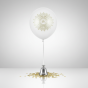 Balon na Komunię Ornament White – detal jasnego wzoru