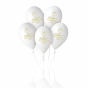 Balony komunijne IHS KIELICH – białe 30 cm | 5 szt.