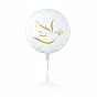 Balon foliowy Gołąbek z listkami – okrągły 45 cm