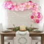 Girlanda balonowa na Chrzest dziewczynki – BABY PINK