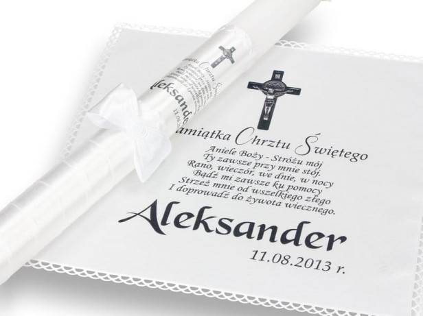 Zestaw na Chrzest JUBILEUSZOWY  - Benedyktyński