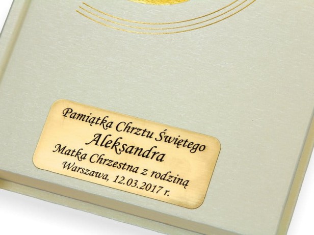 Biblia. Pamiątka Chrztu Świętego z Twoim grawerem!
