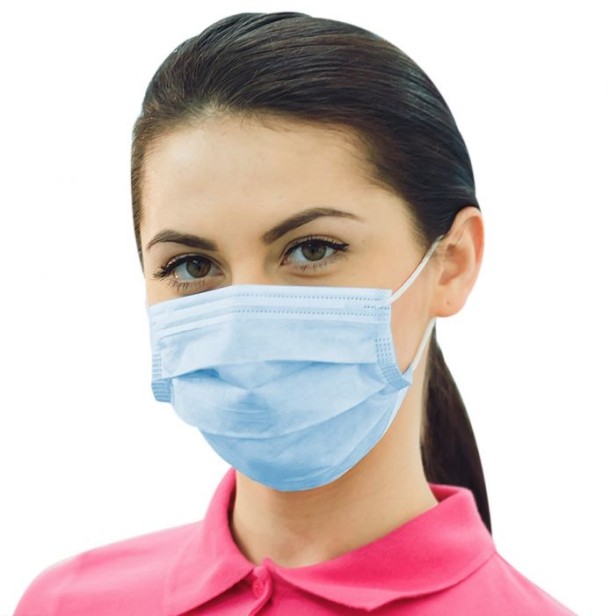 MASKA maseczka jednorazowa chirurgiczna ochronna 3 WARSTWOWA