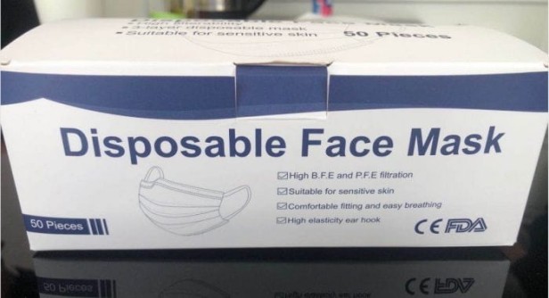 MASKA maseczka jednorazowa chirurgiczna ochronna 3 WARSTWOWA