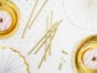 Złote Papierowe Słomki PREMIUM – dekoracja stołu na Komunię (10 szt.)