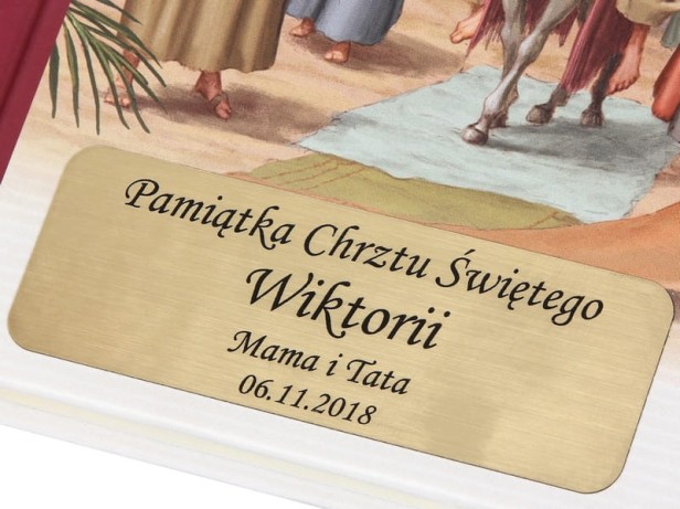 Biblia. Ilustrowane historie ze Starego i Nowego Testamentu - grawerowana dedykacja