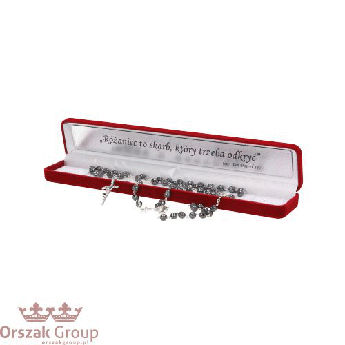 Różaniec Hematyt 360°